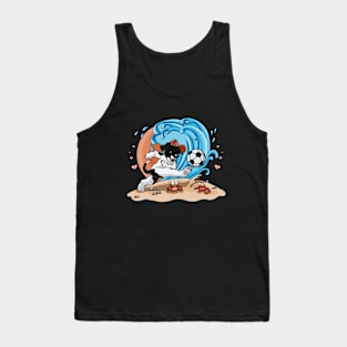 Dog playing ball Tank Top